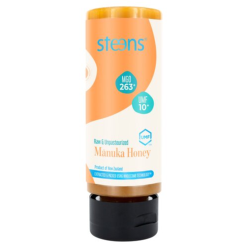 Steens Raw & Unpasteurized Mānuka Honey 340g