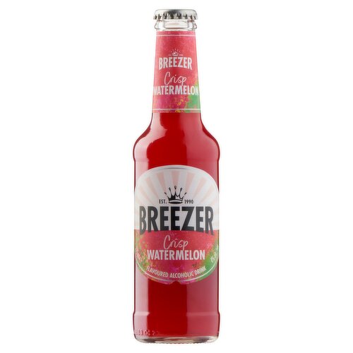 Breezer Crisp Watermelon Flavoured Alcoholic Drink 275ml