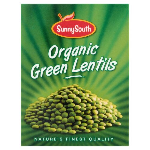 Sunny South Organic Green Lentils 390g