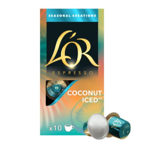 L'OR Espresso Coconut Iced Coffee Pods x10