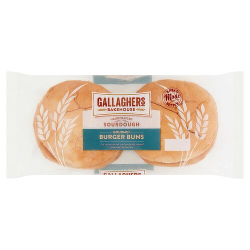 Gallaghers Bakehouse Gourmet Burger Buns 320g