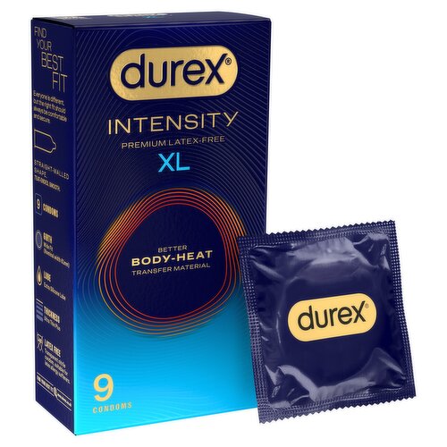 Durex 9 Intensity XL Condoms