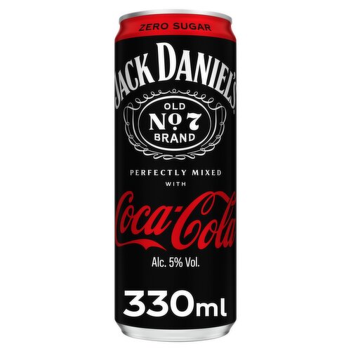 Jack Daniel's with Coca-Cola Zero 330ml