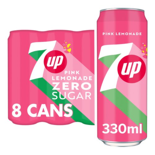 7Up Pink Lemonade 8 x 330ml