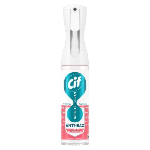 Cif Infinite Clean Apple & Jasmine Anti-Bac Cleaner Spray 280 ml