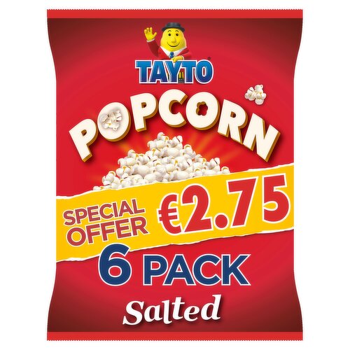 Tayto Salted Perfection! Popcorn 6 x 20g