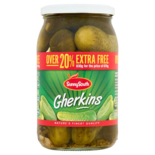 Sunny South Gherkins 830g