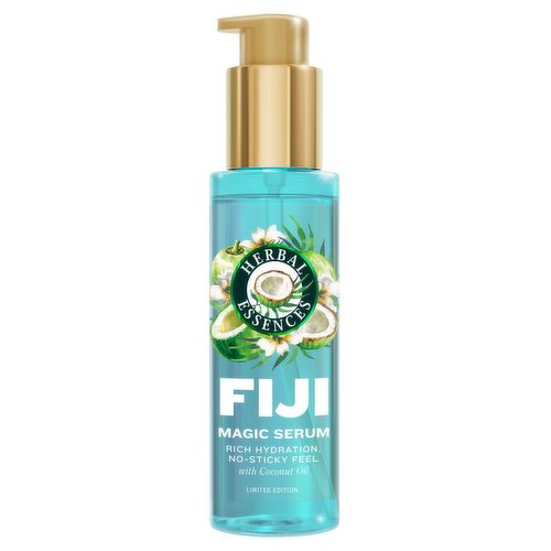 Herbal Essences Fiji Magic Leave-In Serum 95ml with Coconut Oil. Rich Hydration