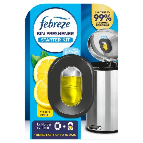 Febreze Bin Freshener Starter Kit, Citrus Fresh 4.88ml