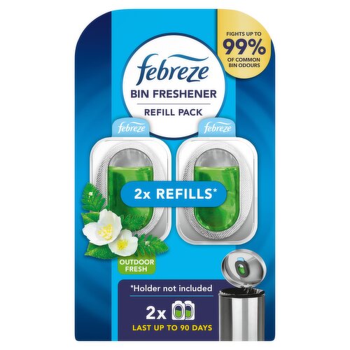 Febreze Bin Freshener 2 Refills, Outdoor Fresh 2x4.88ml