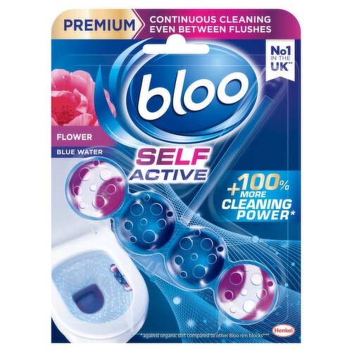 Bloo Self Active Flower Toilet Rim Block 50g