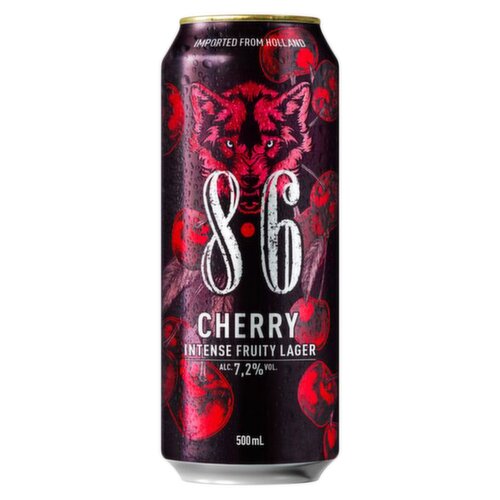 8.6 Cherry Intense Fruity Lager 500ml