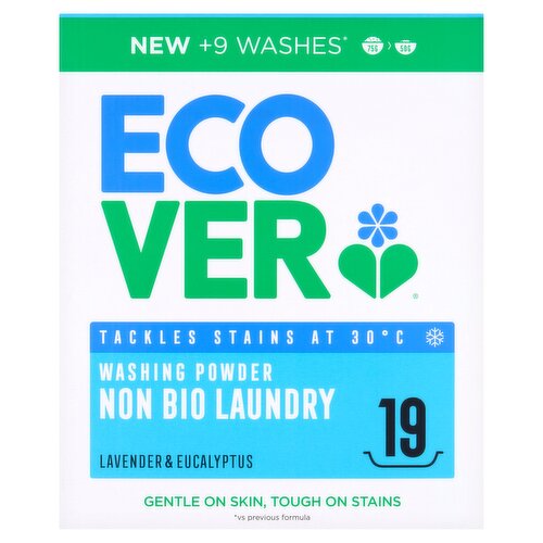 Ecover  Lavender & Eucalyptus Non Bio Laundry Washing Powder 0.95kg