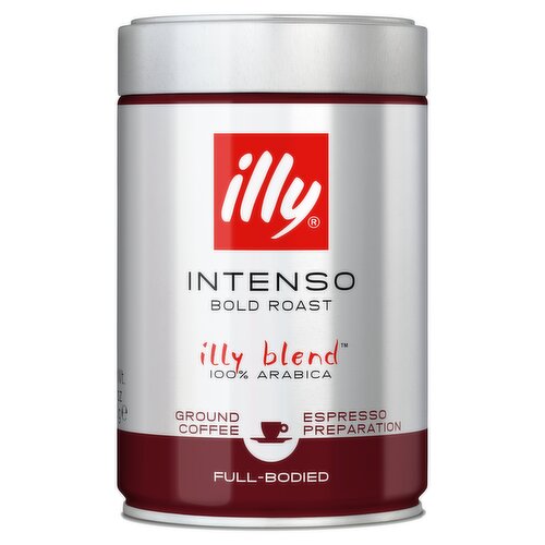illy Ground Coffee, Espresso, Intenso Roast 250g
