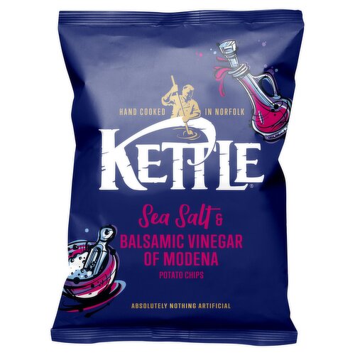 Kettle Sea Salt & Balsamic Vinegar of Modena Potato Chips 130g