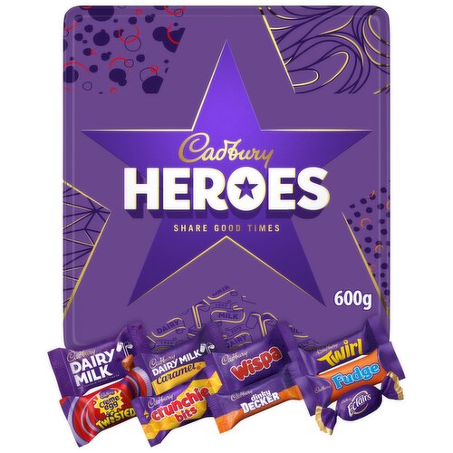 Cadbury Heroes Chocolate Assortment Tin 600 g