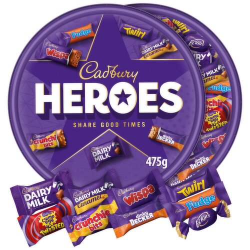 Cadbury Heroes Chocolate Assortment Tub 475 g
