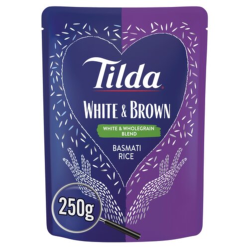 Tilda Classics White & Wholegrain Basmati Rice Blend 250g