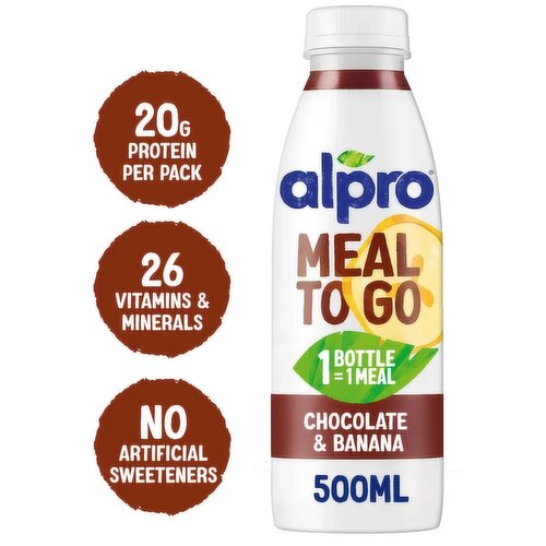 Alpro Meal to Go Drink Chocolate Banana 500ml
