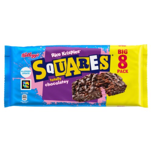 Kellogg's Rice Krispies Squares Totally Chocolatey Snack Bars 8 x 36g