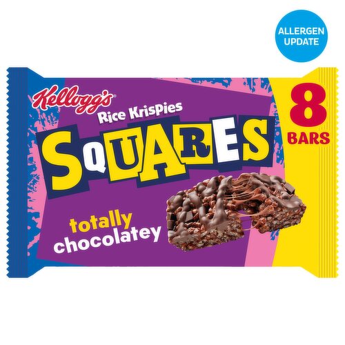 Kellogg's Rice Krispies Squares Totally Chocolatey Snack Bars 8 x 36g