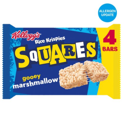Kellogg's Rice Krispies Squares Marshmallow Snack Bars 4 x 28g