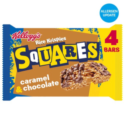 Kellogg's Rice Krispies Squares Caramel & Chocolate 4 x 36g (144g)