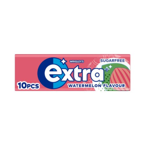 Extra Watermelon Sugar Free Chewing Gum x10 Pieces