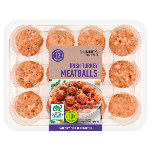 Dunnes Stores 12 Irish Turkey Meatballs 400g