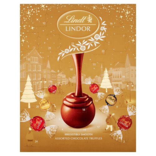 Lindt LINDOR Asstd Gold Advent Calendar 233g
