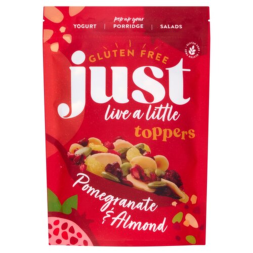 Just Live a Little Toppers Pomegranate & Almond 200g