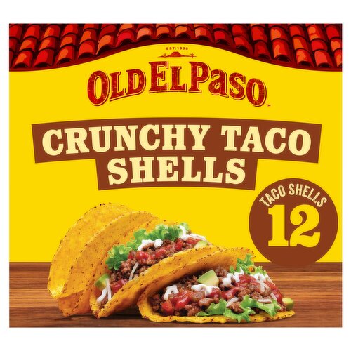 Old El Paso 12 Crunchy Taco Shells 135g