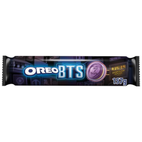 OREO BTS Brown Sugar Pancake Cocoa Sandwich Biscuit Pack 157 g