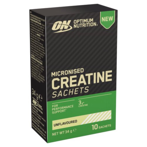 Optimum Nutrition Micronised Creatine Sachets Unflavoured 10 x 3.4g (34g)