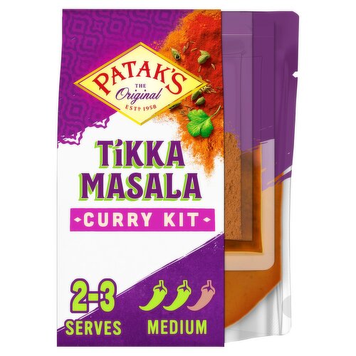Patak's Tikka Masala Indian Curry Sauce Meal Kit 270g