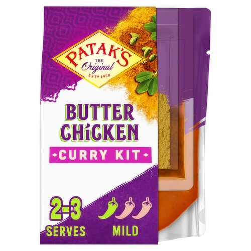 Patak's Indian Butter Chicken Curry Sauce Meal Kit 270g