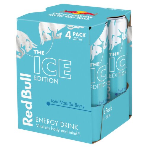 Red Bull The Ice Edition Iced Vanilla Berry Energy Drink 4 x 250ml