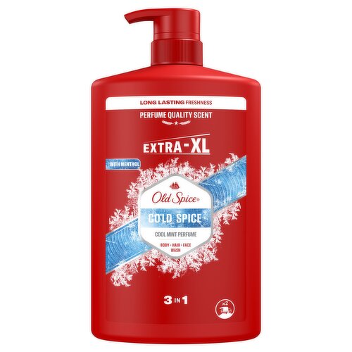 Old Spice Cold Spice 3-in-1 Shower Gel 1000ml