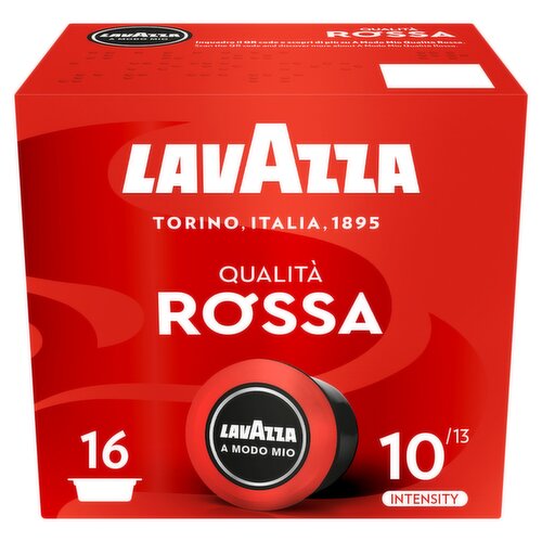 Lavazza A Modo Mio Qualità Rossa 16 Coffee Capsules