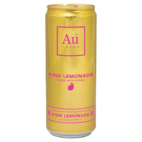 Au Vodka Pink Lemonade 330ml