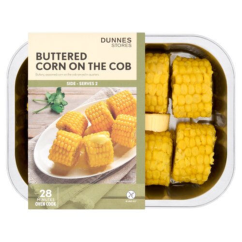 Dunnes Stores Buttered Corn on the Cob 300g
