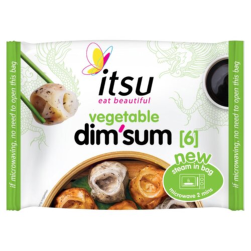 itsu 6 vegetable dim sum 168g