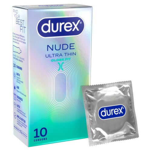 Durex 10 Nude Ultra Thin Close Fit Condoms