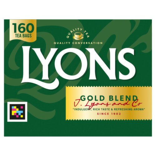 Lyons 160 Gold Blend Biodegradable Tea Bags 500g