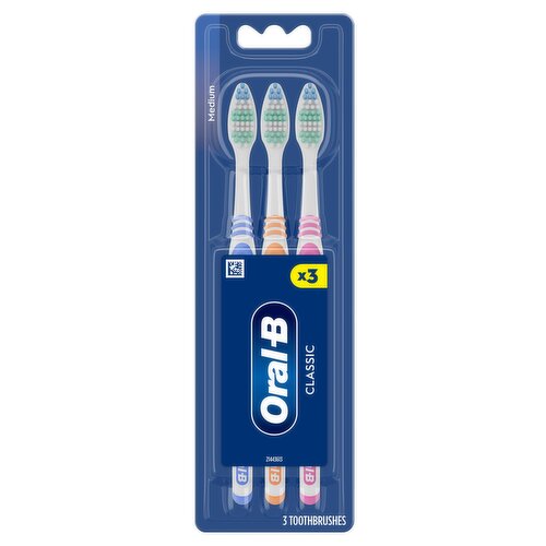 Oral-B – OM128 CLASS 40 Toothbrush - Removes Plaque Bacteria