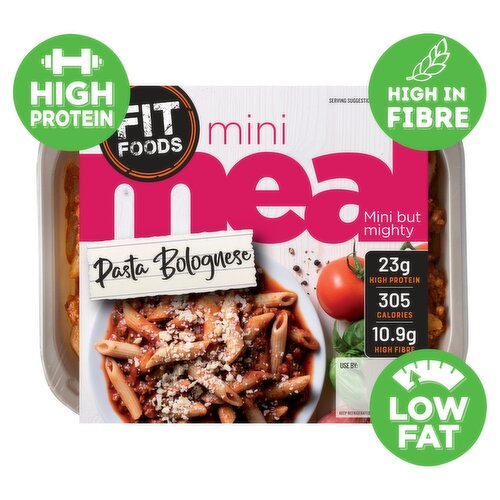 Fit Foods Pasta Bolognese Mini Meal 250g