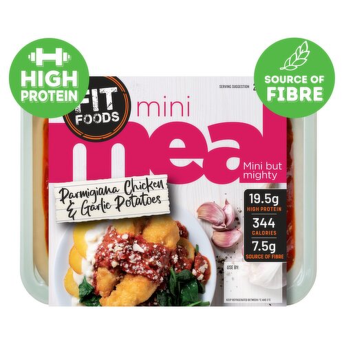 Fit Foods Mini Meal Parmigiana Chicken & Garlic Potatoes 280g