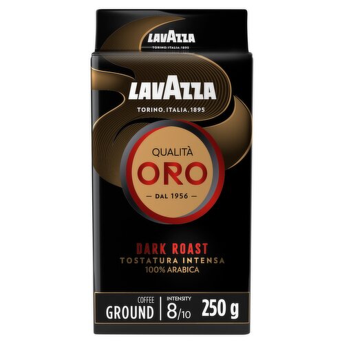 Lavazza Qualità Oro Dark Roast 100% Arabica Ground Coffee 250g