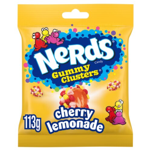 Nerds Gummy Clusters Cherry Lemonade Fruit-Flavour Candy 113g