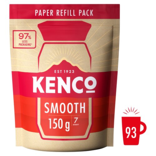 Kenco Smooth Instant Coffee Paper Refill 150g